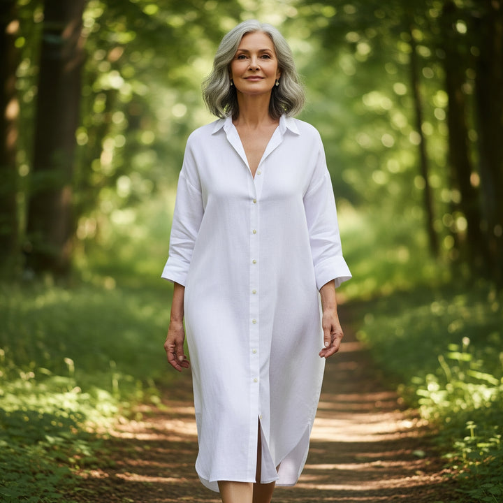Gerda™ Casual linen blouse