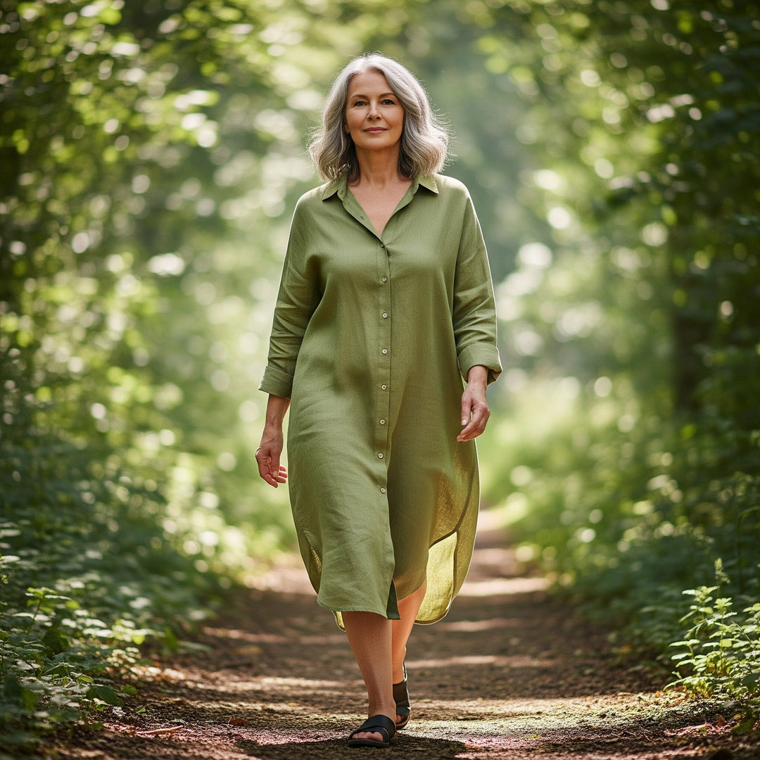Gerda™ Casual linen blouse