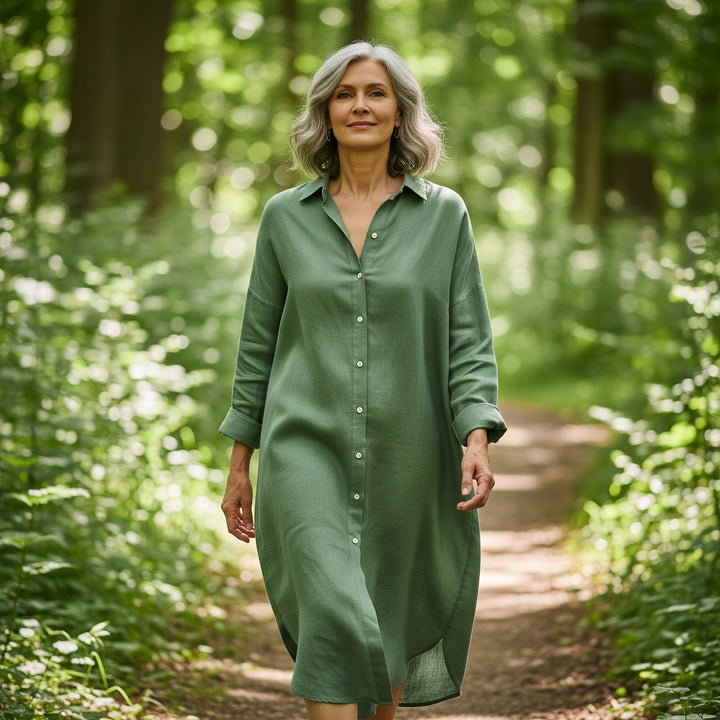 Gerda™ Casual linen blouse