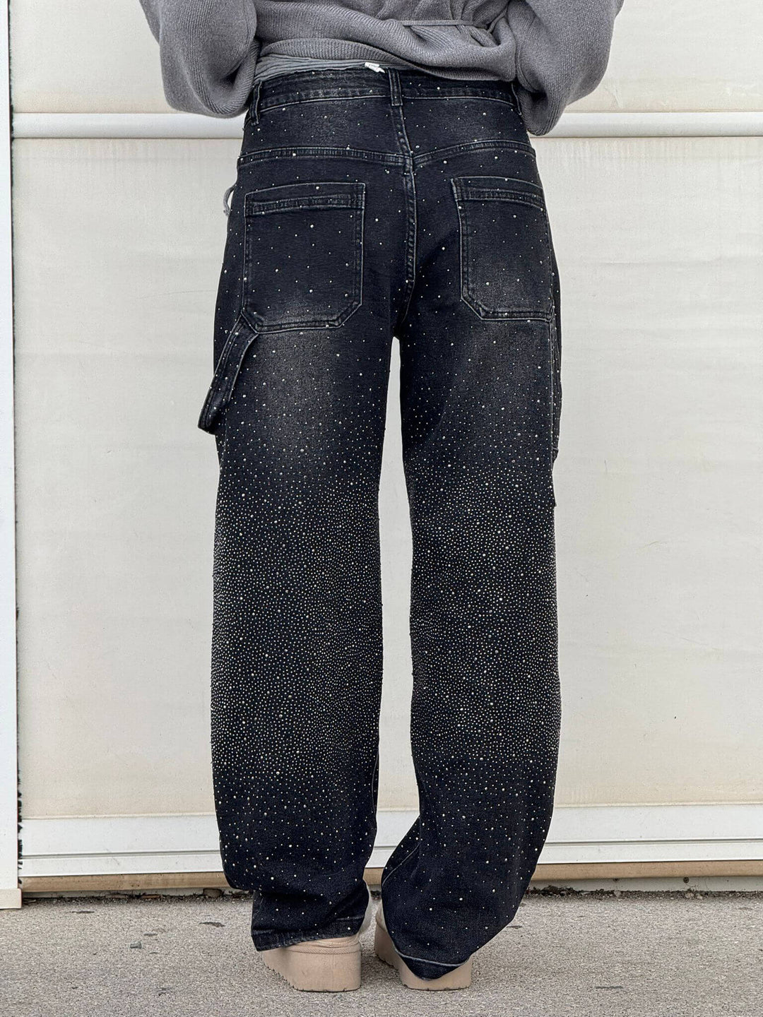 Jean en denim brillant Balloon Carpenter