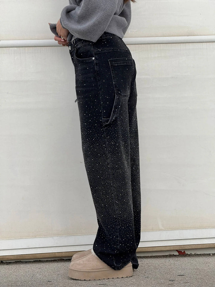 Jean en denim brillant Balloon Carpenter