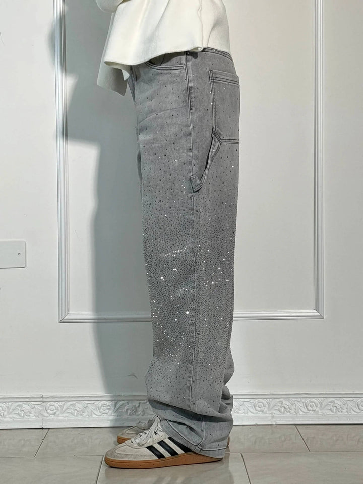 Jean en denim brillant Balloon Carpenter