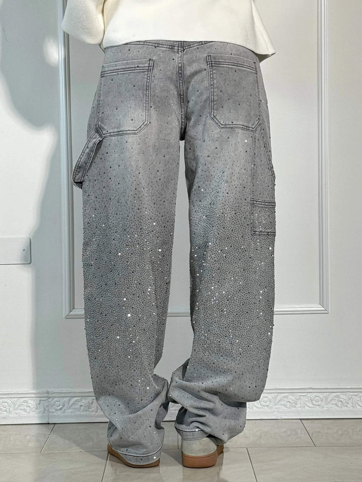 Jean en denim brillant Balloon Carpenter