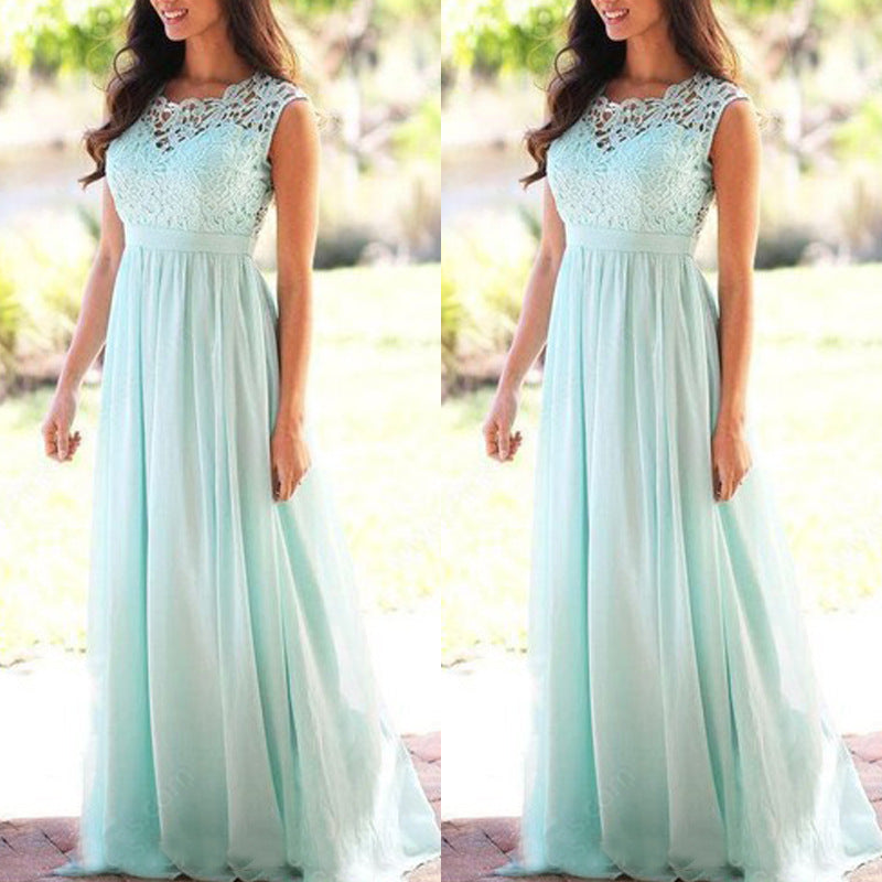 Juliette Lace-Back Maxi Dress