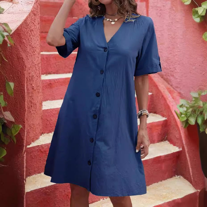 Susan's – Collared Front Button Dress