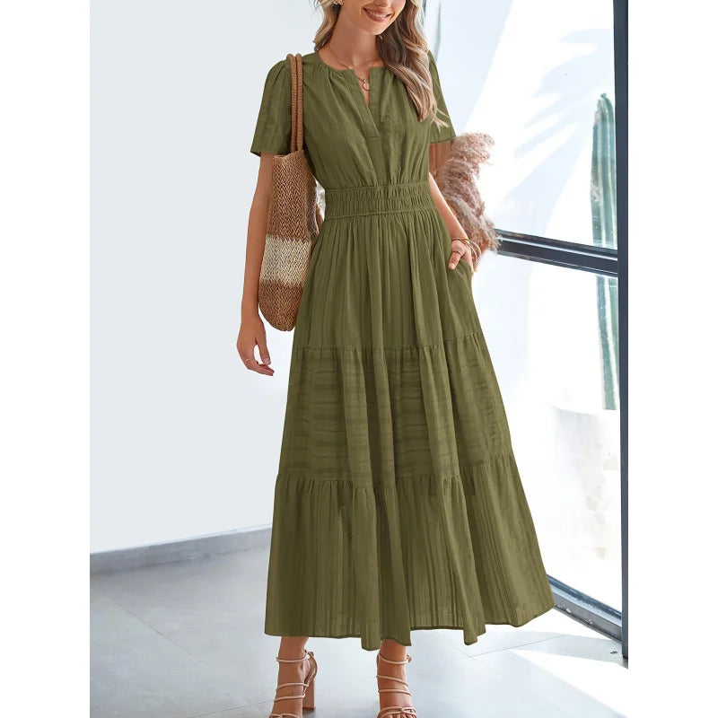 NATALIE - ELEGANT BELLY-COVERING DRESS