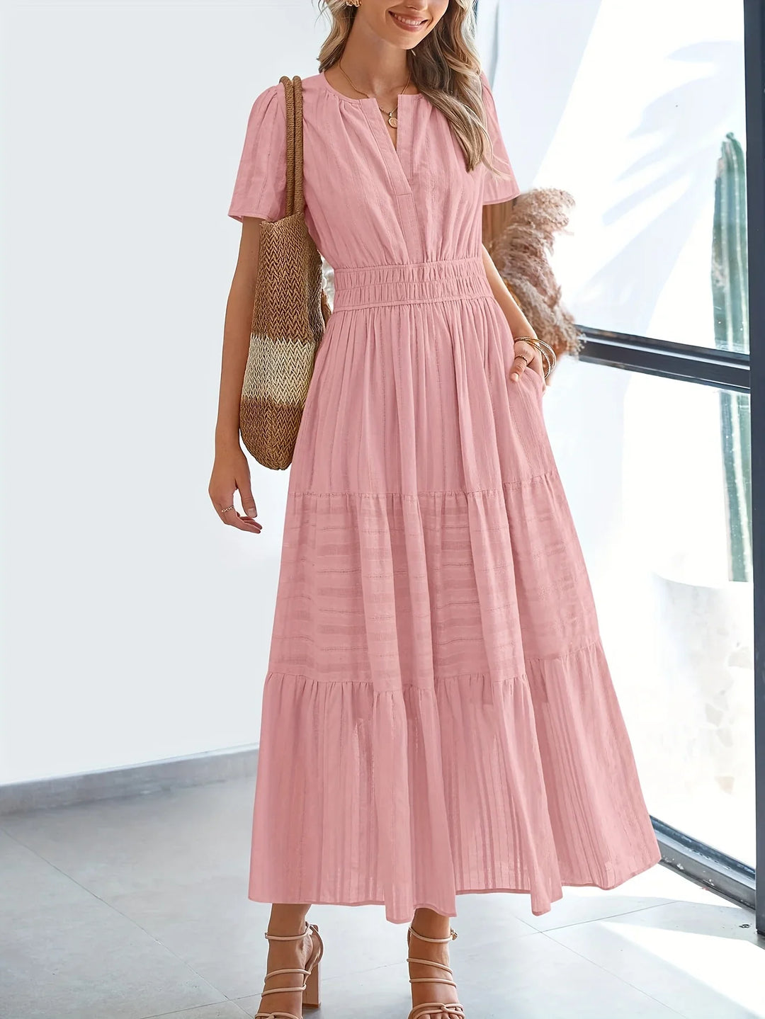 NATALIE - ELEGANT BELLY-COVERING DRESS