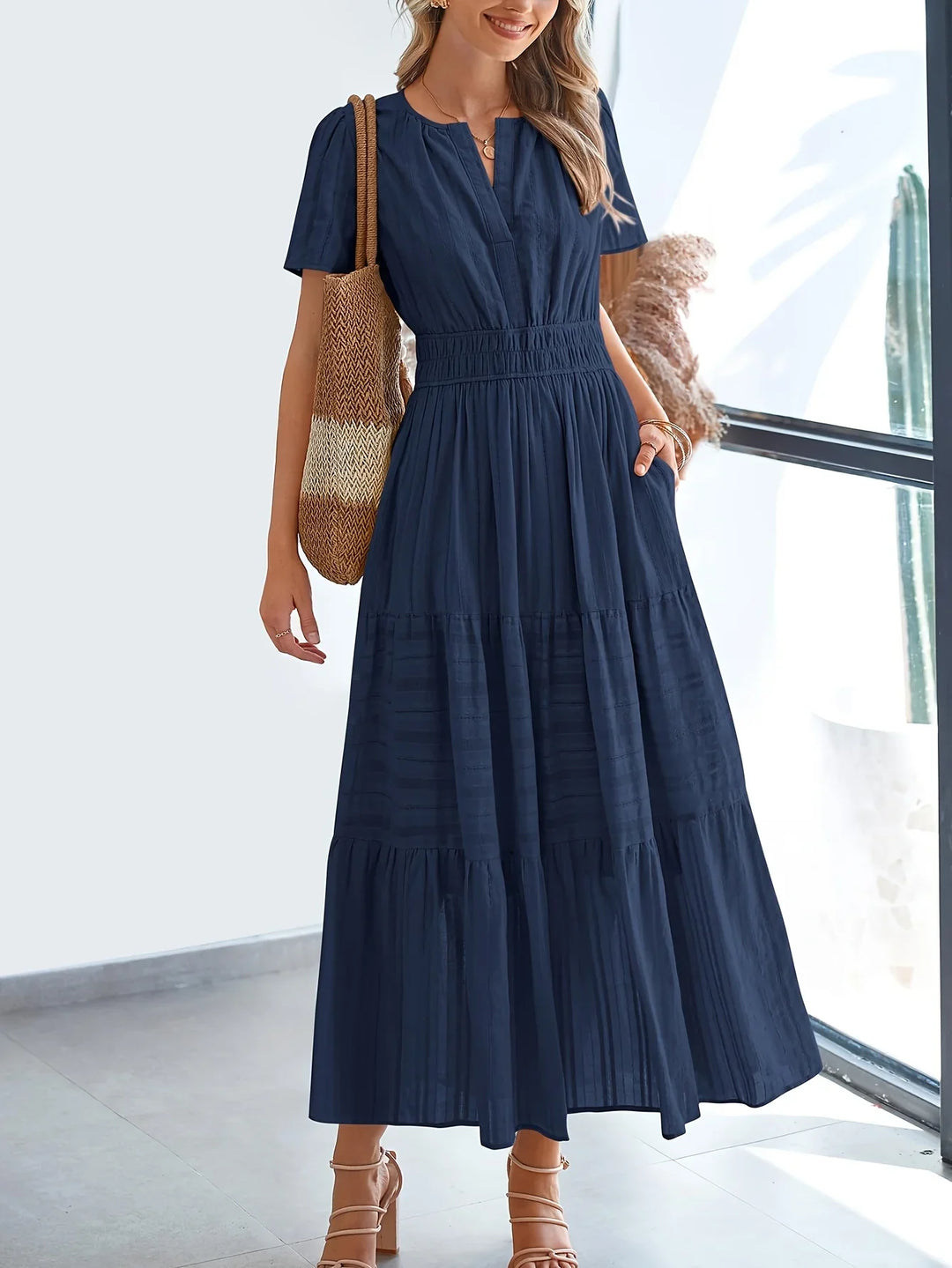 NATALIE - ELEGANT BELLY-COVERING DRESS