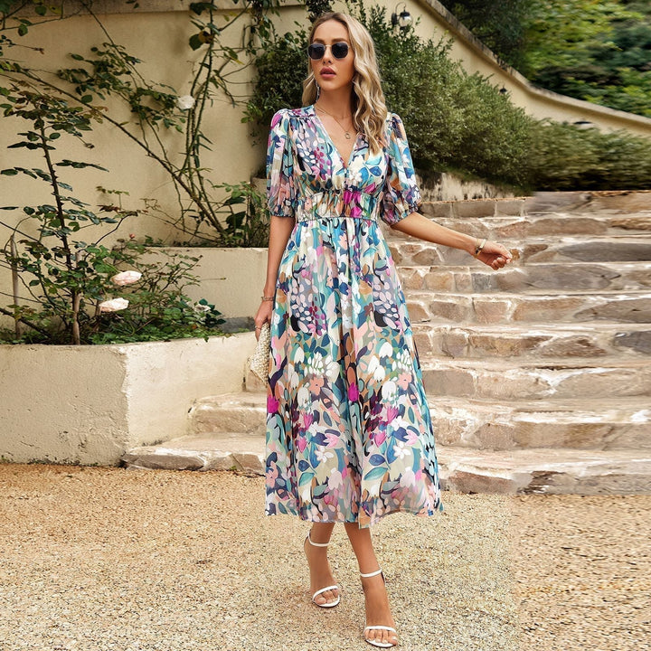 Melinda™ | V-Neck Bloom Dress (Almost Sold Out)