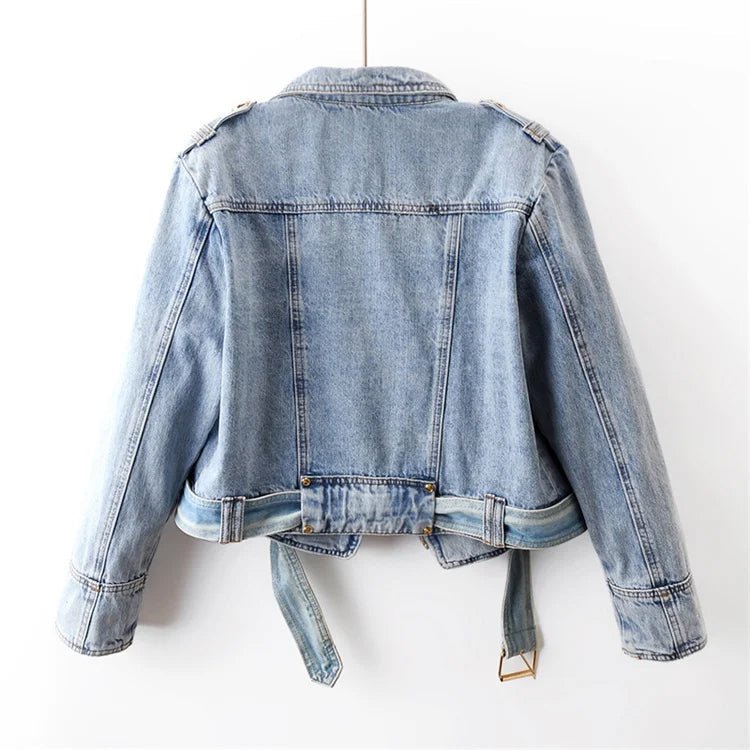 Adeline Spring Shift Denim Jacket