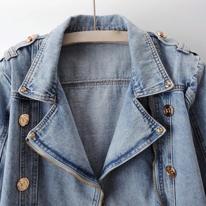 Adeline Spring Shift Denim Jacket