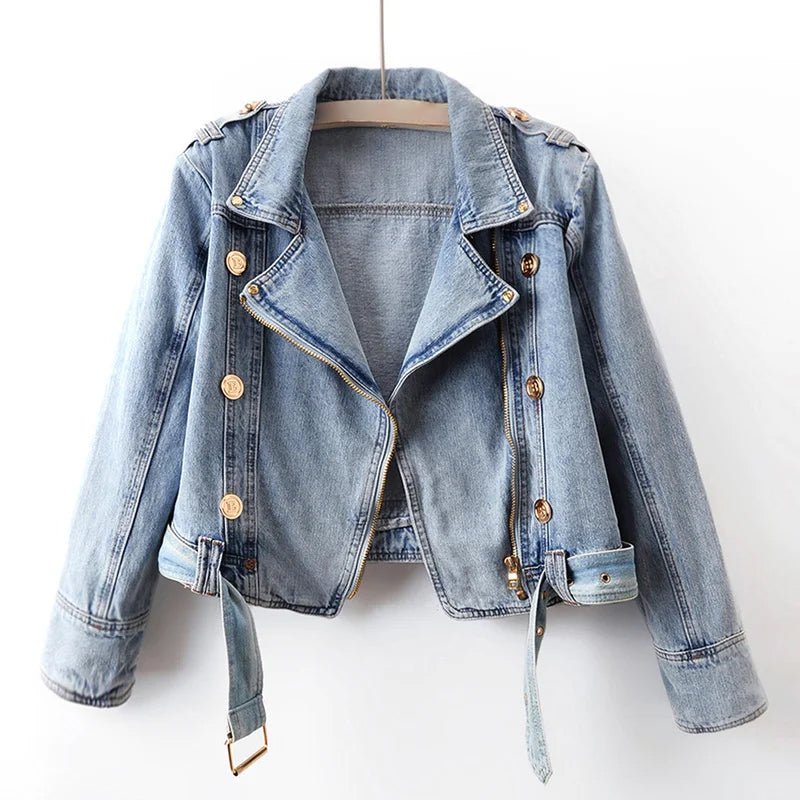 Adeline Spring Shift Denim Jacket