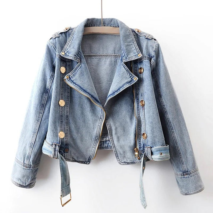 Adeline Spring Shift Denim Jacket