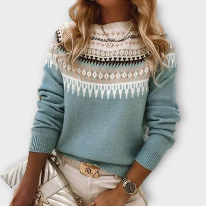 Pull en tricot à motifs Ava™