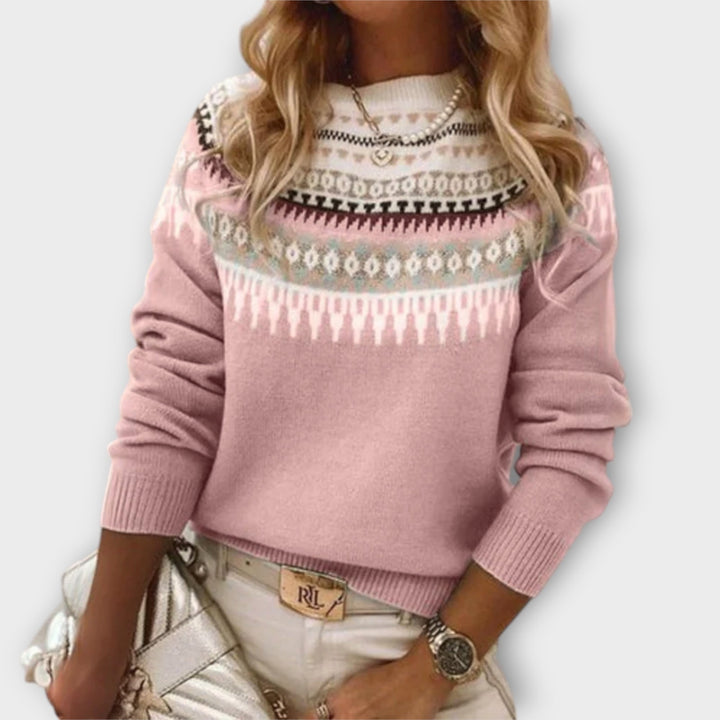 Pull en tricot à motifs Ava™