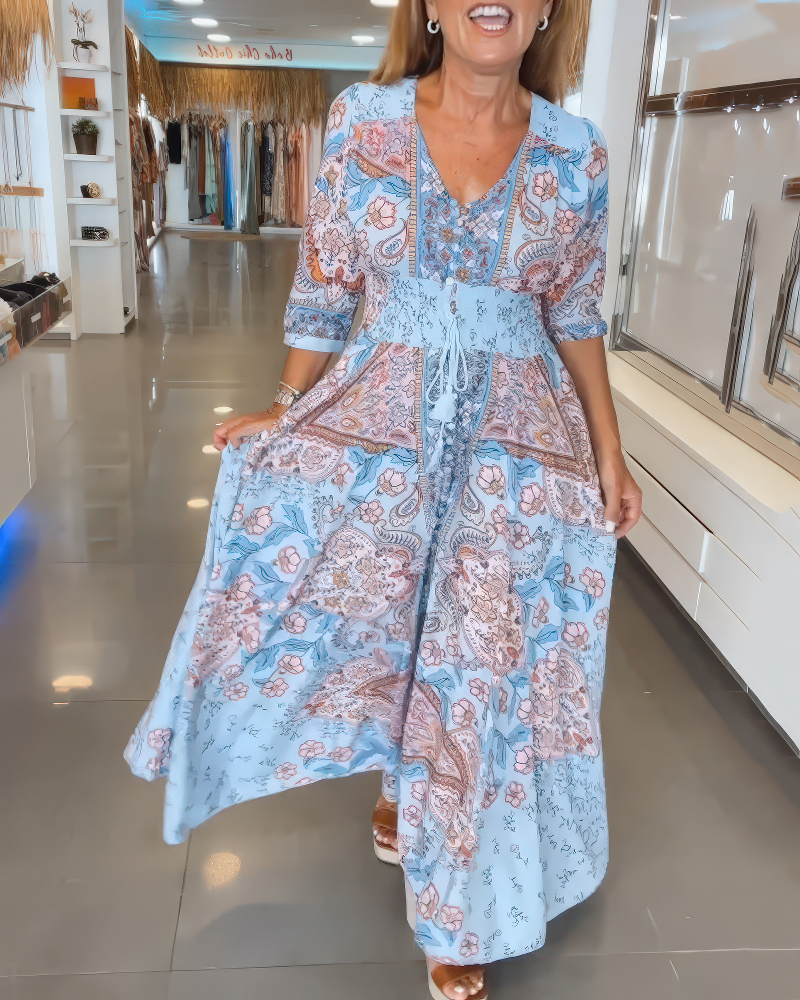 Marilla-Boho Bloom Maxi Dress