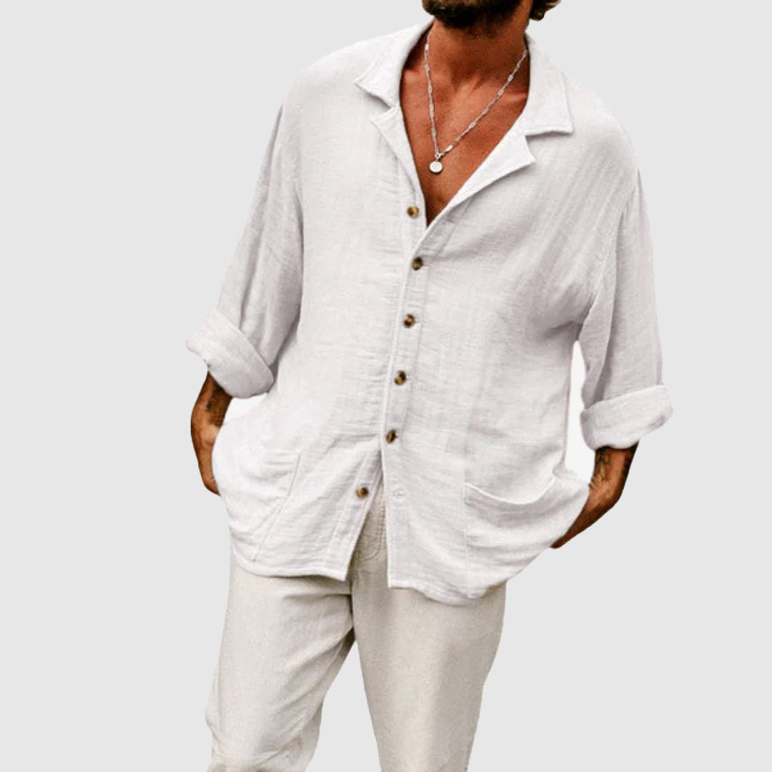 Chemise en lin Ben Smith Azure Springs