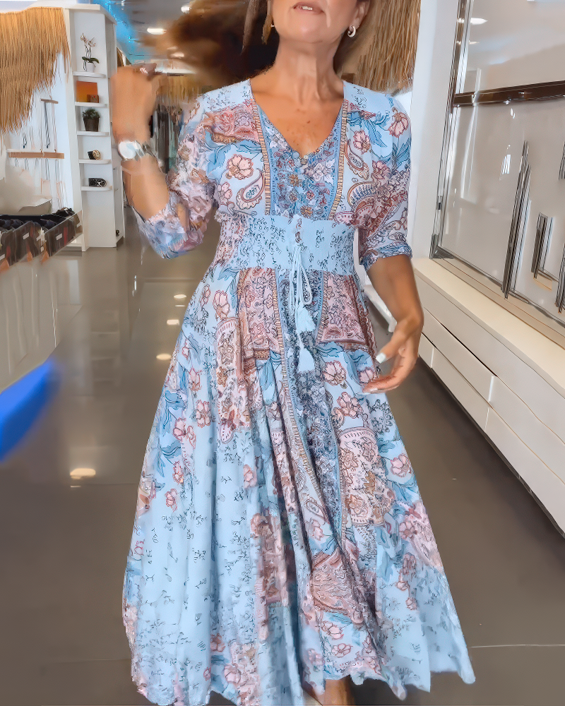 Marilla-Boho Bloom Maxi Dress