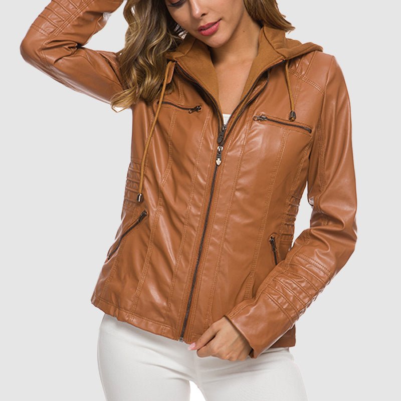 Chloe Marie Spring Leather Jacket