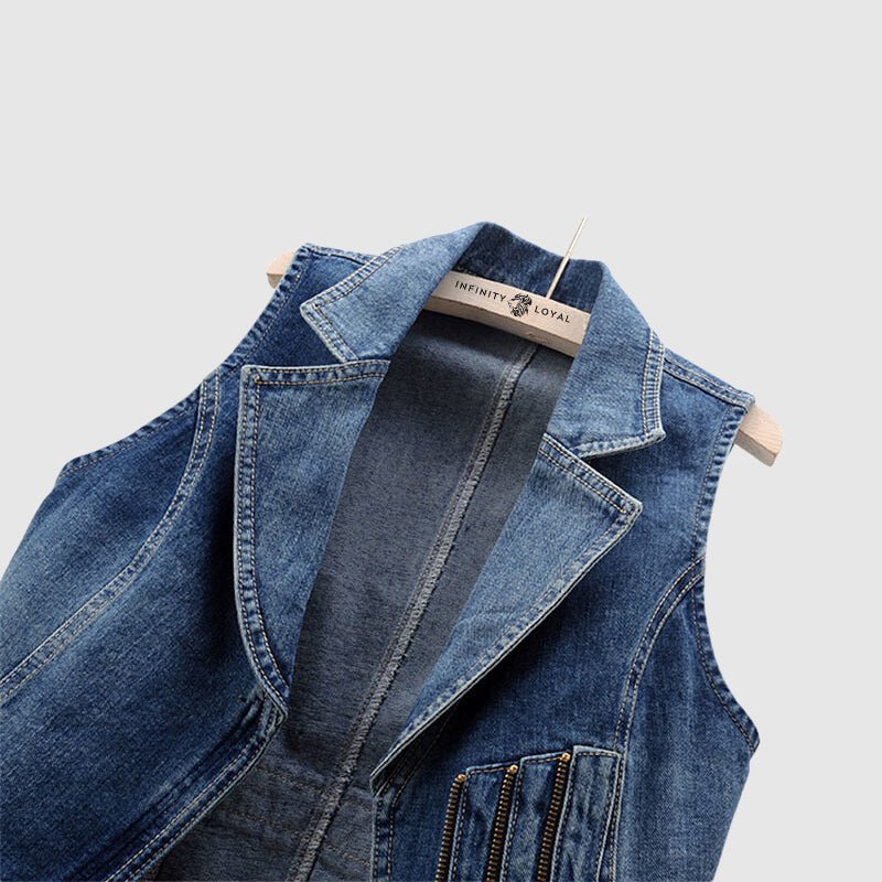 Chloe Marie Urban Denim Vest