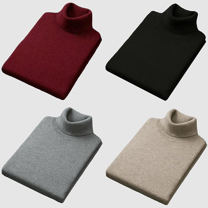 Vincenzo Cotton-Cashmere Turtleneck