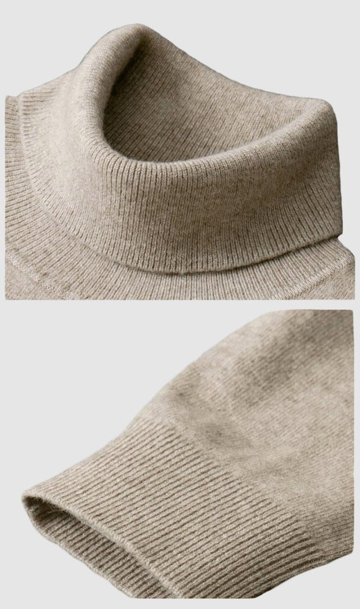 Vincenzo Cotton-Cashmere Turtleneck